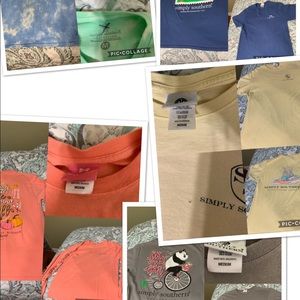 Bundle of 5 Simply Southern T-shirts